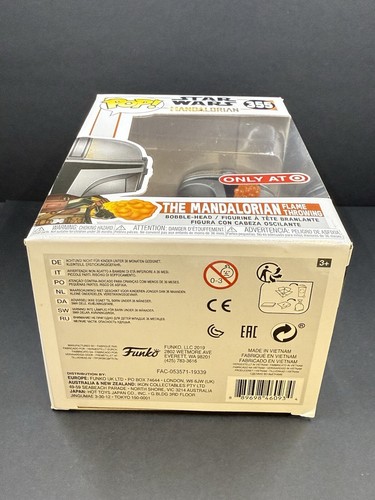 Funko Pop! Star Wars The Mandalorian Flame Throwing Target Exclusive Vinyl - Foto 6 di 6