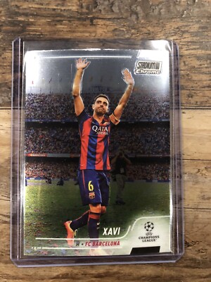2021-22 Topps Chrome Stadium Club Xavi #6 FC Barcelona | eBay