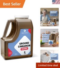 s Ground Cinnamon   6 Lb. Bulk Jar - Non-GMO, Kosher, Salt-Free, Allergen-Fre...