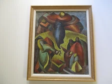 Antique Painting Surrealism Cubism Masterful Museum Quality Iconic Modernism Old