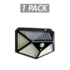 10x Solar Power 100LED Light PIR Motion Sensor Outdoor Security Lamp Wall Garden