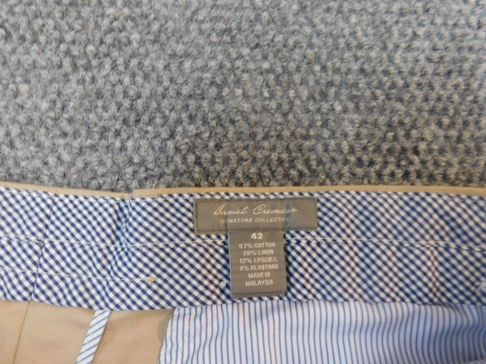 Pantalones Cortos Daniel Cremieux Hombre 42 Beige Tela Italiana Clásicos Foto 4 de 4