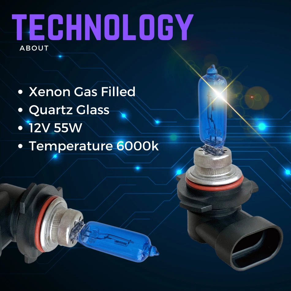 9012 HIR2 Px22d Bulb Headlight 55w Xenon White Hid Headlamp Halogen Bulbs 12v - Image 4 of 4