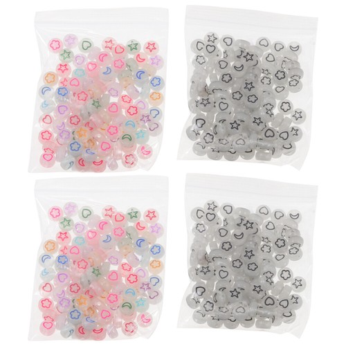 100G Acrylique Perles Colorées Fleur Coeur Papillon Perles De Bonbons