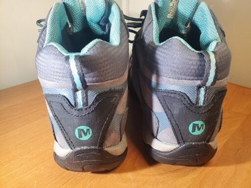 Merrell Women's Size 8.5 Castle Rock Hiking Boots Gray Leather - Super Nice - Picture 8 of 10
