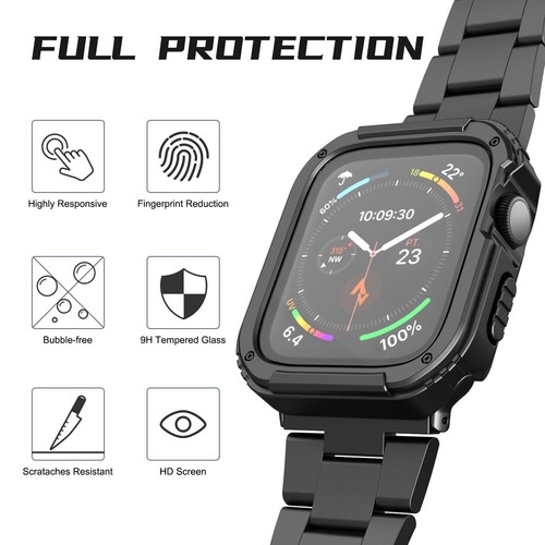 Full Cover Case Displayschutzfolie für iWatch Apple Watch Ultra Series 9 8 7 6 SE - Bild 14 von 73