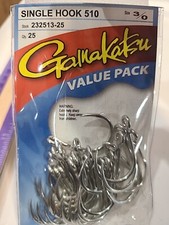 Gamakatsu Single Hook 510 Fishing Hooks Size ...