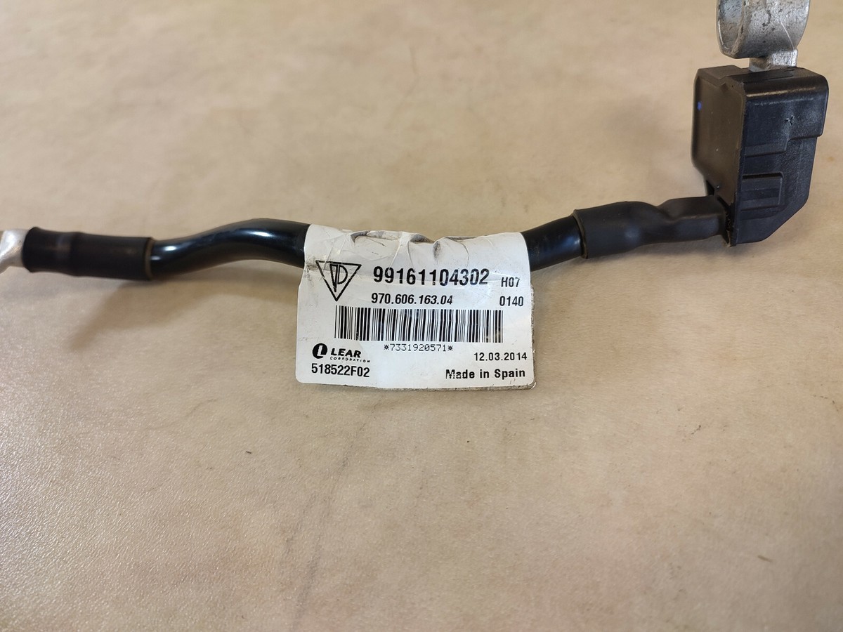 PORSCHE 911 BOXTER CAYMAN 981 991 NEGATIVE BATTERY CABLE WIRE 