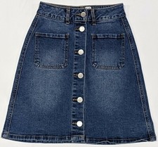 Route 66 women's blue denim skirt size 0