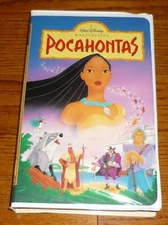 Walt Disney Pocahontas VHS video tape, clamshell, used, Masterpiece