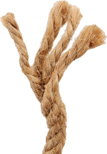 100% Natural Pure Jute Rope Twisted Cord Twine Sash -4 Ples - 6mm thick - Picture 6 of 7