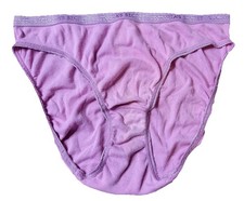 Vintage Victoria's Secret Y2K BIKINI Panties Cotton Large Lingerie Pink