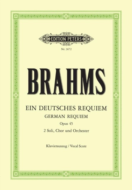 German Requiem Op. 45 (Vocal Score) (Sheet music) - Image 2