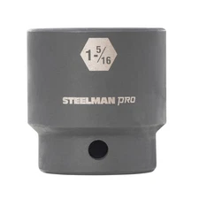 STEELMAN PRO 1/2-Inch Drive 1-5/16-Inch Shallow 6-Point Impact Socket, 60508