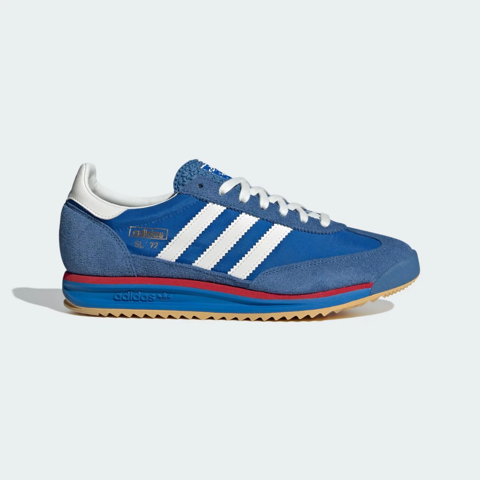 adidas Originals Men's SL 72 RS Iconic Shoes Blue / Core White / Better Scarlet