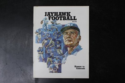 Jayhawk Football Magazine 1979 Kansas vs. Colorado NCAA Program