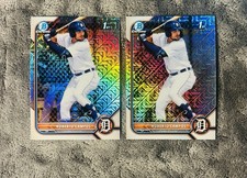 Roberto Campos 2022 Bowman Chrome Mojo 1st Refractor (2) Refractors