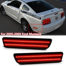 2X Schwarz  Seitenblinker Seite Marker Lampe Licht für Ford Mustang 2005-2009