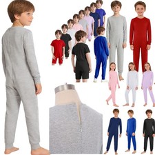 US YiZYiF Adaptive Clothing for Special Needs Kids Anti-strip Zip Back Jumpsuit
