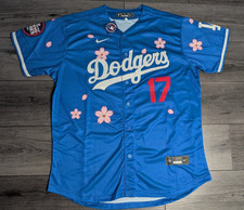 Dodgers Shohei Ohtani 17 Tokyo Series Cherry Blossom Stitched Jersey S-3XL NWT