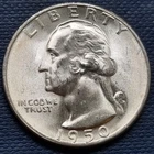 1950 S Washington Quarter 25c Silver BU UNC GEM Brilliant Uncirculated #97388