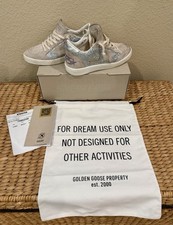 Golden Goose BallStar Glitter Low Top Sneakers Size 36 w/box  Dust Bag
