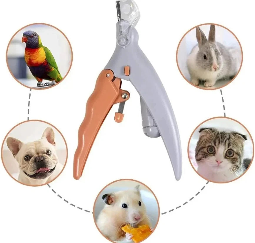 Professional Pet Nail Clipper scissors With LEDLight Cat Dog Nail Clipper Tool*