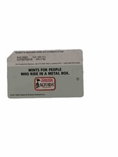MTA Metrocard 1999-01 ALTOIDS Mints Promo Good Cond Fare Card Collectible. NYCTA