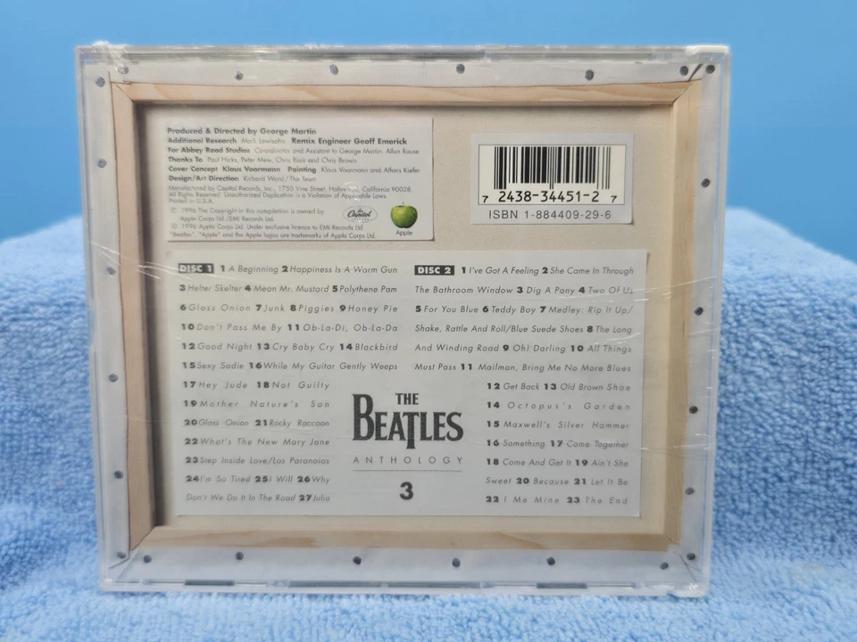 The Beatles Anthology 3 2-CD Set – Factory Sealed – 1996 Apple/Capitol - Image 2 of 4
