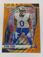 BYRON YOUNG rams 2024 Prizm #170 Orange Wave Prizm 39/60 (H5)