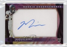 2023 Panini Illusions Rookie Endorsements Red 83/99 Marvin Mims #RE-MMS Auto 4l3