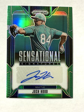 2025 Panini Prizm Josh Hood Sensational Signatures Green Auto #SS-JH