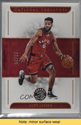 2016-17 Panini National Treasures Bronze 21/25 Cory Joseph #87 READ 1k5