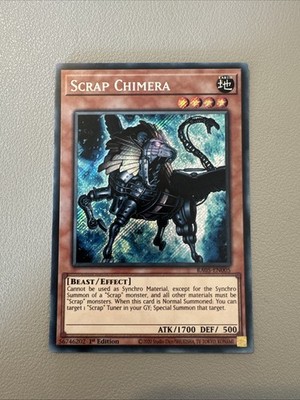 Yu-Gi-Oh! TCG Schrott Chimäre SECRET RARE 1. Auflage RA05-DE005