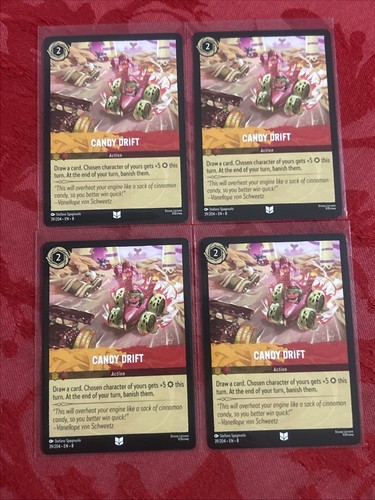 4x Lorcana Reign of Jafar - Candy Drift - 39/204 - M/NM x4 - Bild 6 von 7