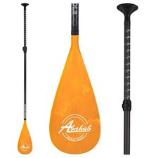Abahub Carbon Sup Paddles 1 X 3 Section Adjustable 67 - 86 Carbon Fiber Shaft