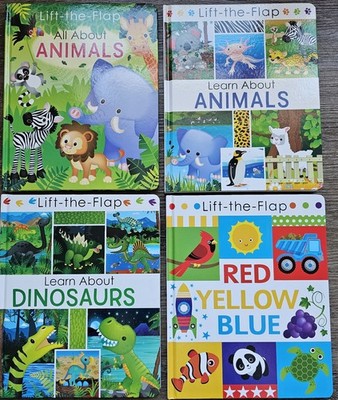 Lift-the-Flap'' board books published by Page Publications Lot X 4