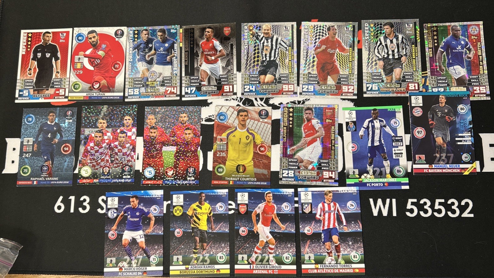 Soccer Card Insert Lot