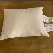 Pottery Barn Down Pillow Insert White 12x16 Rare NEW