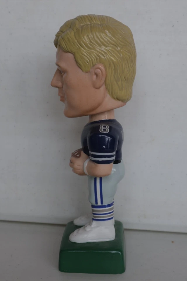 SAM 1995 Troy Aikman NFL Bobblehead Dallas Cowboys Leyenda con certificado de autenticidad Foto 3 de 4