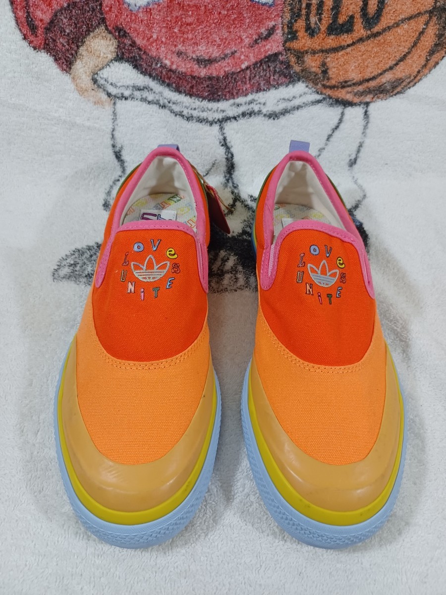 NEW Adidas Originals Nizza Slip-On Low Pride Pack Love  display picture 2