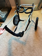 XL K9 Carts Rear Support Dog Wheelchair Mobility Cart w/ Straps Made in USA