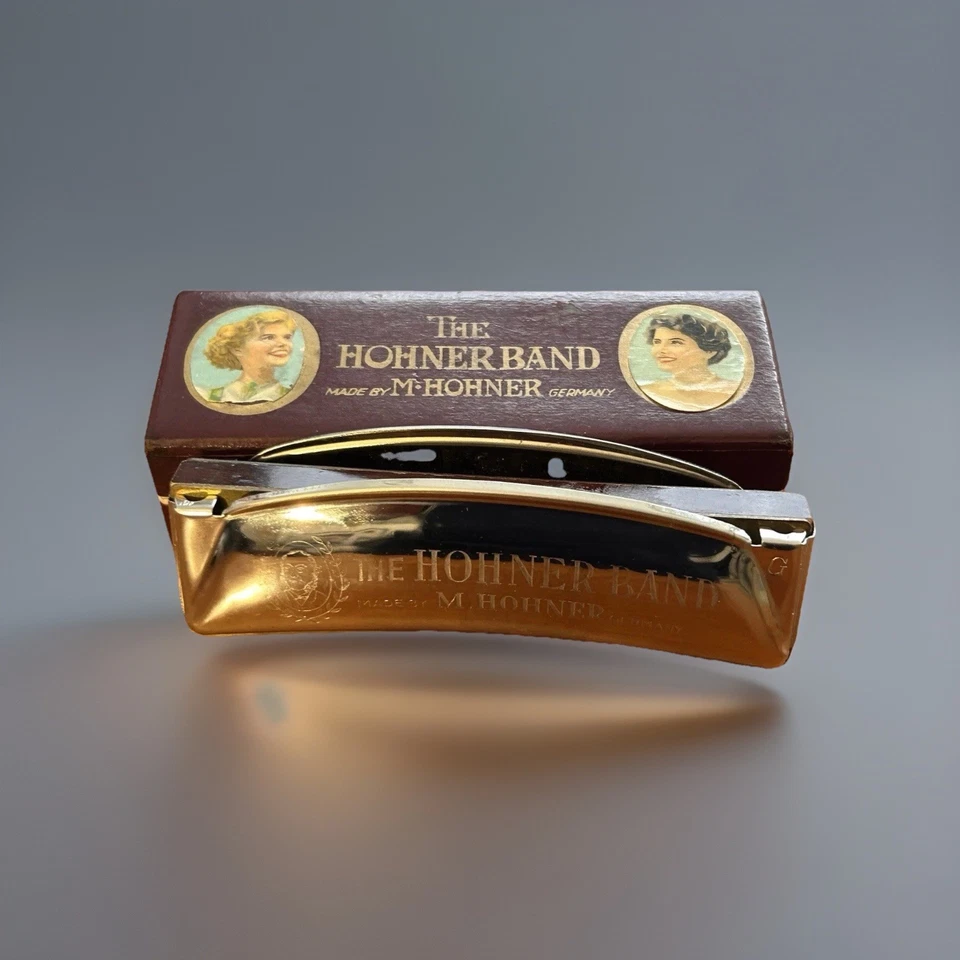 Hohner The Band ,Harmonica in the Key of C Made By M . Hohner . (Original Case) - image 3 of 4