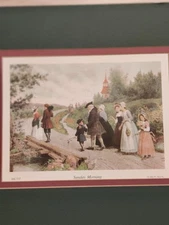Sunday Morning Sleepy Hollow Washington Irving Print See Pictures For Details 