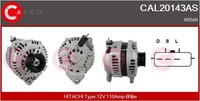Casco Lichtmaschine Generator 110A 12V FüR Nissan Murano I 3.5 4X4 2.0 3.0