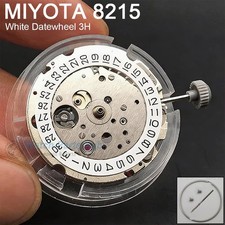 Miyota 8215 Automatic Movement Date At 3 With Stop-Second Hacking Function