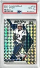 2020 Mosaic Tom Brady PSA 10 Silver Mosaic Prizm Refractor MVPs SP #298 Pats GEM