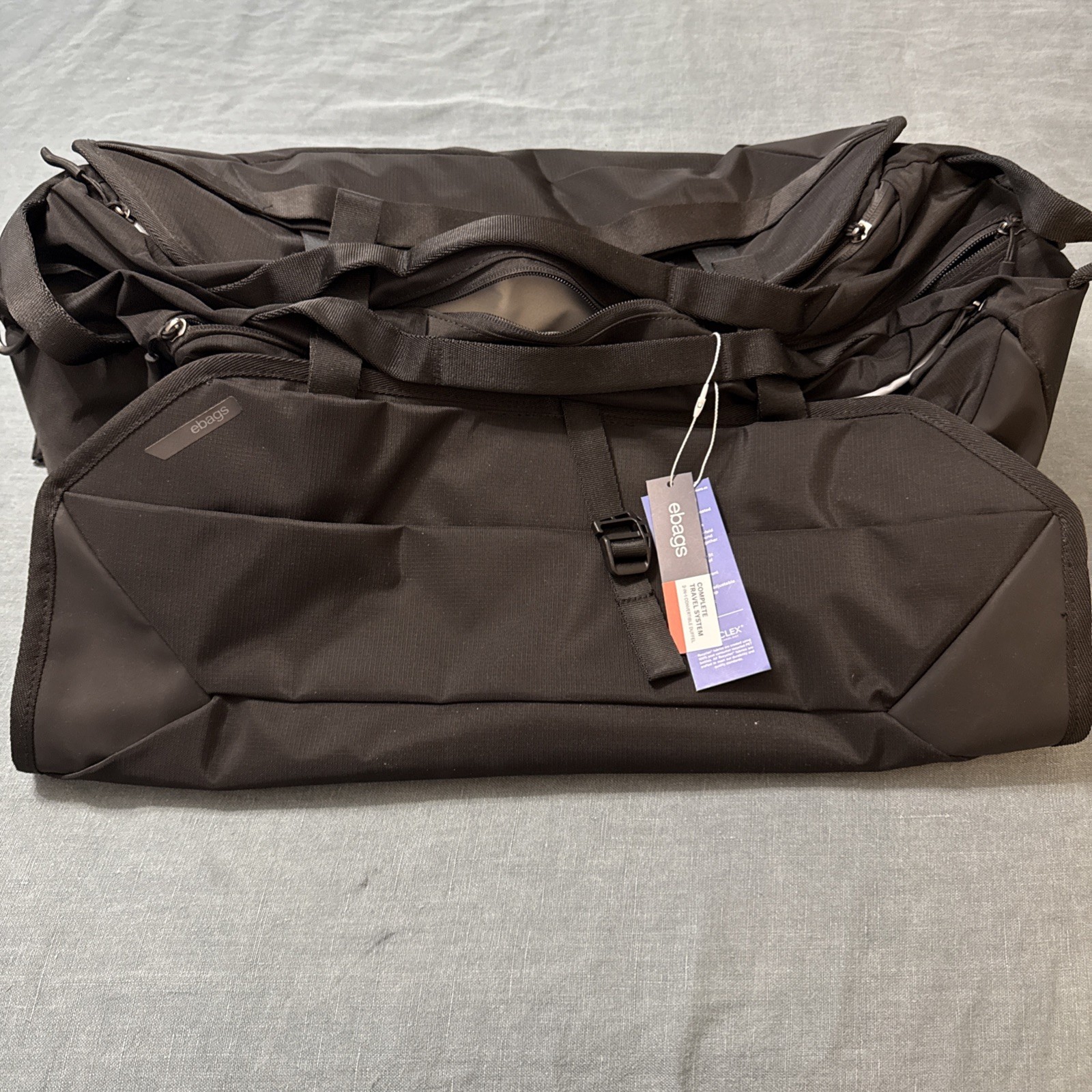 Ebags Complete Travel System Convertible Duffel Black
