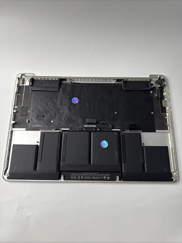 MacBook Pro A1398 15 Late 2013 Palmrest UK Keyboard Battery (key Missing) - Picture 9 of 14