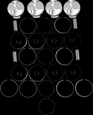 JE Piston Kit Rings Pins FSR 2mm OB 83mm Bore 13.5:1 Hayabusa 1300 08-19